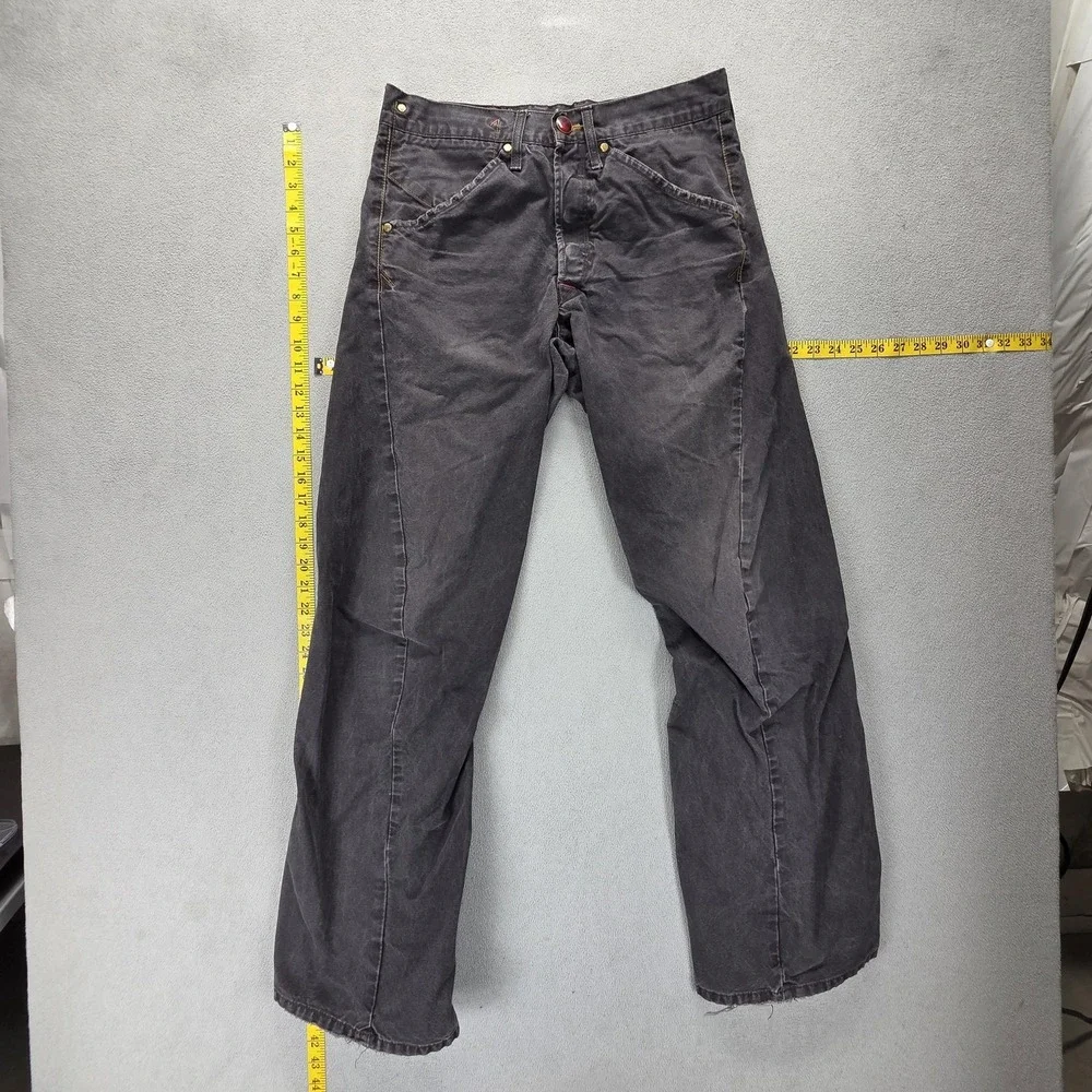 Vintage Levis Engineered Jeans Mens 30x34 Black Twisted One Pocket Button Fly